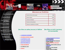 Tablet Screenshot of cinefiches.com